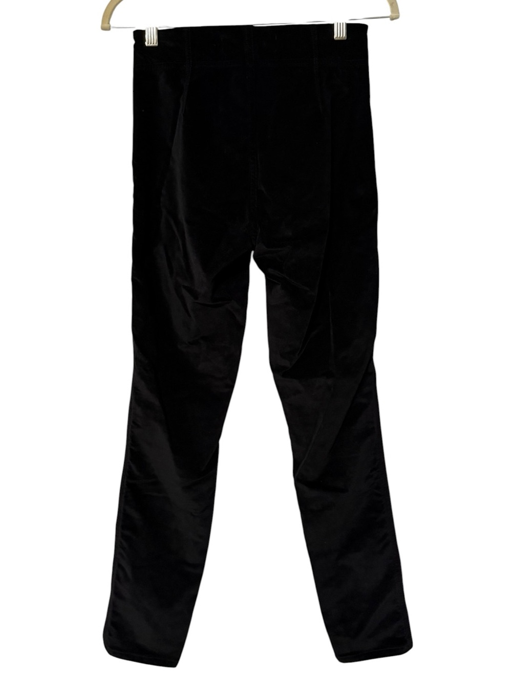 Veronica Beard Debbie High-Rise Velvet Skinny pant Jeans in Black - Size 26 - Picture 3 of 8